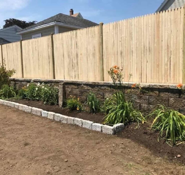 Wooden Fence Installation