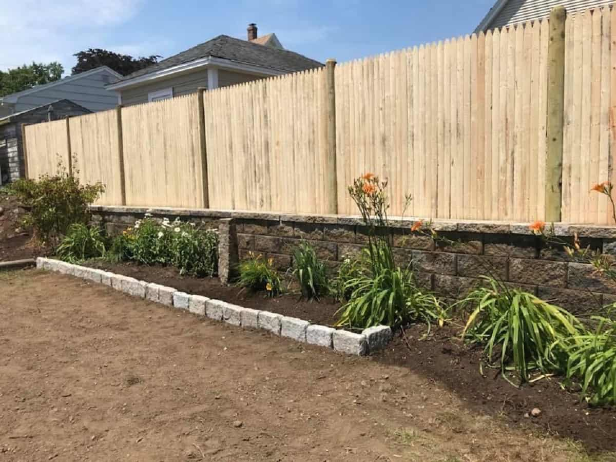 Wooden Fence Installation